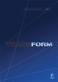 Perth Airport Annual Report 2012 cover thumbnail
