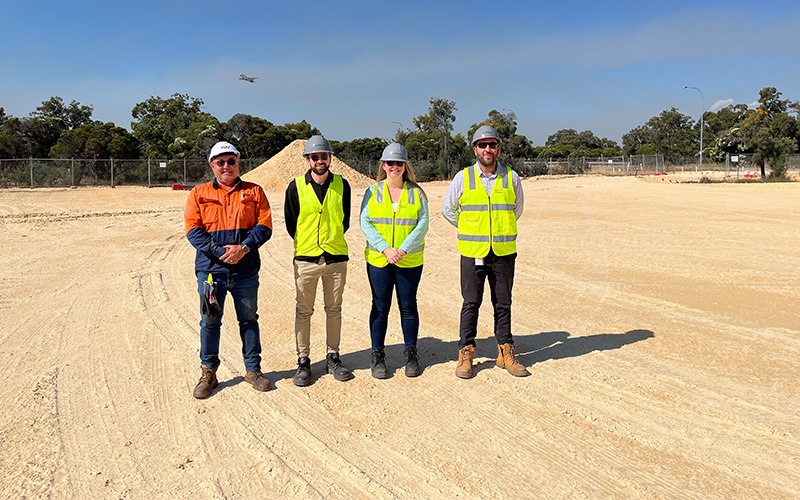 site team at Dunreath Green
