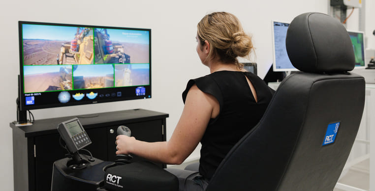 Epiroc Training Facility technology demo