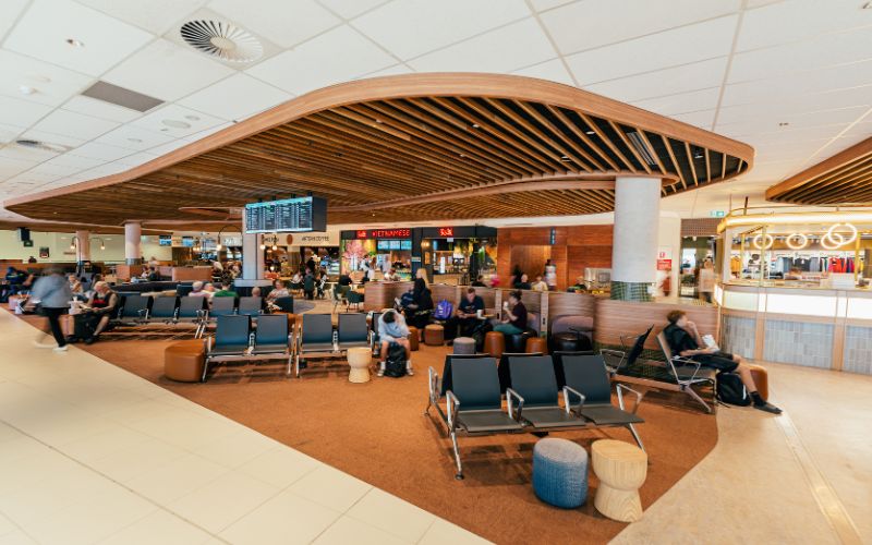 Perth Airport T1 International Level 2 Seating Area 