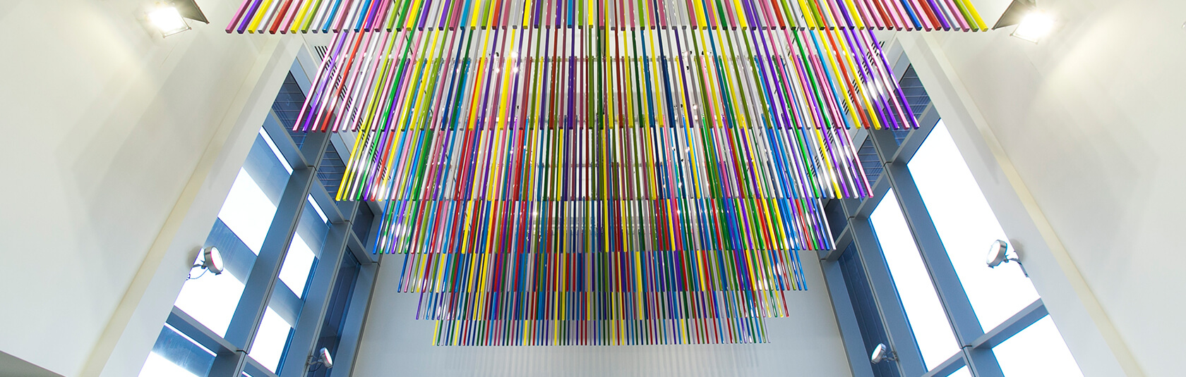 Nike Savvas' In Rainbows installation at T1 International