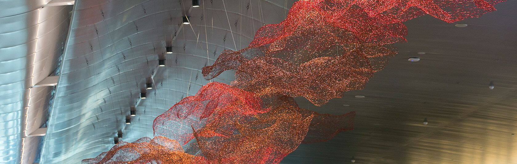 Suspended sculpture - Substratum - at T1 Domestic