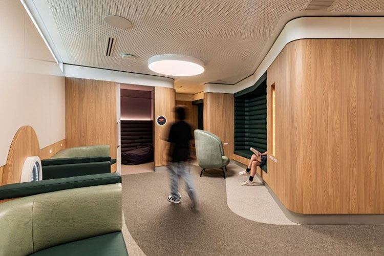 Perth Airport Sensory Room walkway