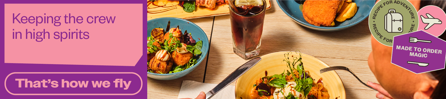 Keeping the crew in high spirits banner